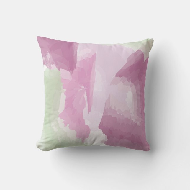 Jolie aquarelle Design Coussin décoratif (Recto)