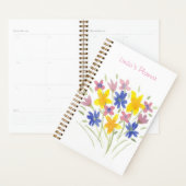 Jolie aquarelle Douce Planner (Devant avec enveloppe)