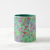 Jolie aquarelle Floral Flower Garden Art Mug (Centre)