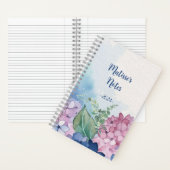 Jolie aquarelle Floral Motif Carnet (À l'intérieur)