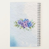 Jolie aquarelle Floral Motif Carnet (Verso)