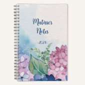 Jolie aquarelle Floral Motif Carnet (Recto)