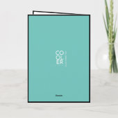 Jolie aquarelle Rabbit Bonne carte d'anniversaire (Dos)