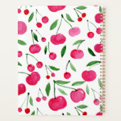 Jolie aquarelle rouge cerises motif (Dos)