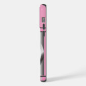 Jolie Art moderne rose Dachshund Chien (Côté gauche)