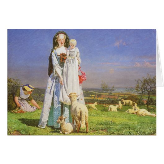 Jolie Baa Lambs par Ford Madox Brown (Devant horizontal)