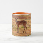 Jolie Baby Deer Fawn Art Mug Cup (Centre)