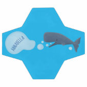 Jolie baleine à sperme soufflant bulles dessin (Plat)