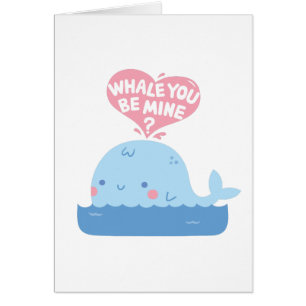 Jolie Baleine Tu Seras Mienne Carte de Saint-Valen