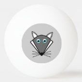 Jolie balle de Ping Pong Wolf Halloween (Dos)