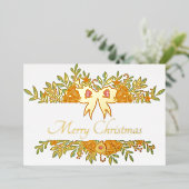 Jolie bannière de vacances carte de feuille de feu (Debout devant)