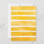 Jolie Bee Et Tournesol Bébé Douche Invitations (Dos)