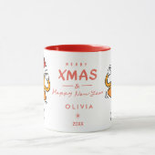 Jolie Bell Mug de Noël | Vacances personnalisées (Centre)