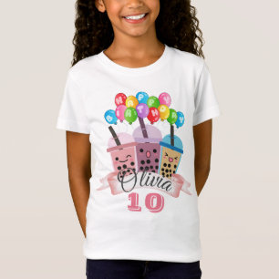 Jolie Boba Thé Anniversaire T-Shirt Fête
