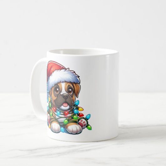 Jolie boîte de Noël Mug (Devant gauche)