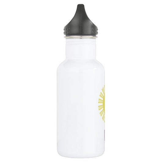 Jolie bouteille d'eau en acier inoxydable Sun Kids (Gauche)