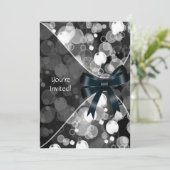 Jolie Bubble Party Invitation Modèle (Debout devant)