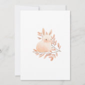 Jolie Bunny Girls 1er Invitation anniversaire (Dos)