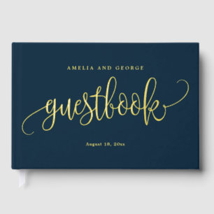 Jolie calligraphie Editable Color Foil Guides