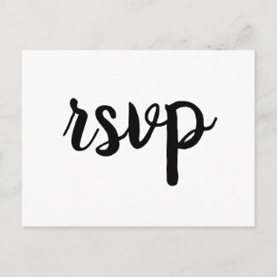 Jolie calligraphie mariage rsvp cartes postales