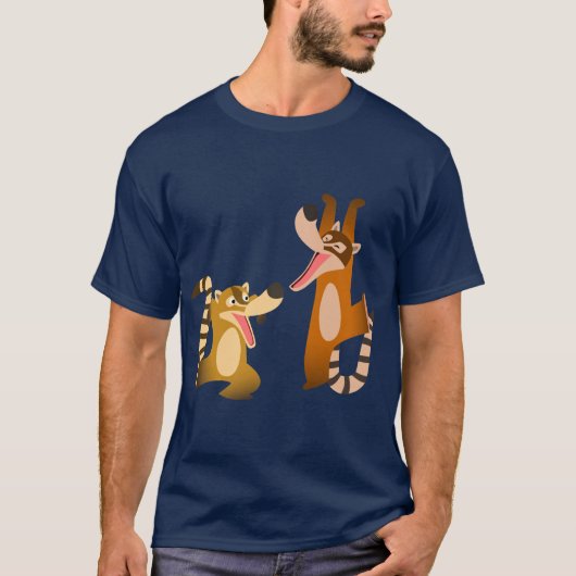 Jolie caricature Coatimundis T-shirt (Devant)