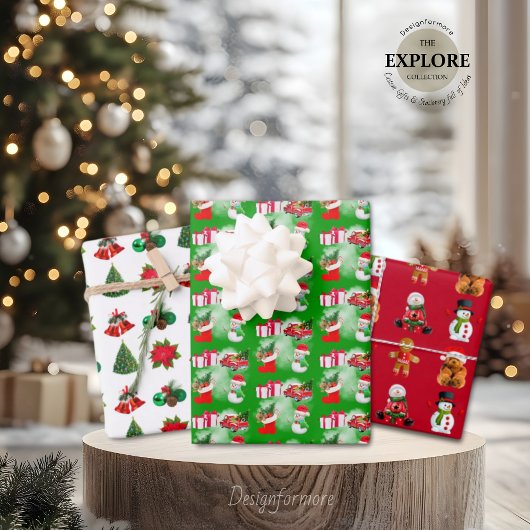 Jolie caricature Envelopper Papier Plat Feuille Se