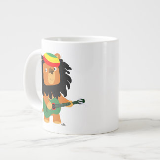 Jolie caricature Lion de Sion Jumbo Mug
