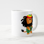 Jolie caricature Lion de Sion Jumbo Mug (Devant droit)