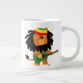Jolie caricature Lion de Sion Jumbo Mug (Droite)