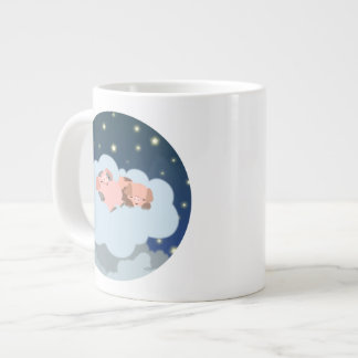 Jolie caricature Piglets de taille Jumbo Mug