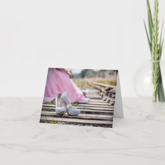 Jolie carte cadeau Wedding shower rose adorable (Devant)