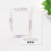 Jolie carte d'affichage pour bijoux floraux (Bureau)