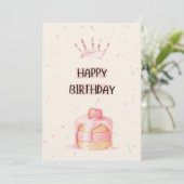 Jolie carte d'anniversaire (Debout devant)
