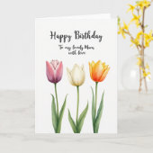 Jolie carte d'anniversaire botanique (Fleur jaune)