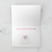 Jolie carte d'anniversaire Kitty (Intérieur)