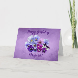 Jolie carte d'anniversaire personnalisée