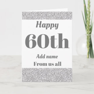 Jolie carte d'anniversaire personnalisée de nous t