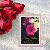 Jolie carte de bonne fête à tante