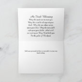 Jolie carte de condoléances mémorial de bénédictio (Intérieur)