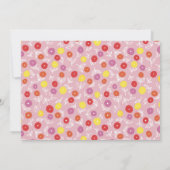 Jolie carte de correspondance florale Ditsy pour e (Dos)