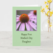 Jolie carte de fête des mères (Fleur jaune)