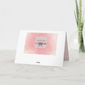 Jolie carte de fête des mères avec Doily (Dos)