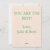 Jolie carte de fête des mères Pot de fleurs de mar (Dos)