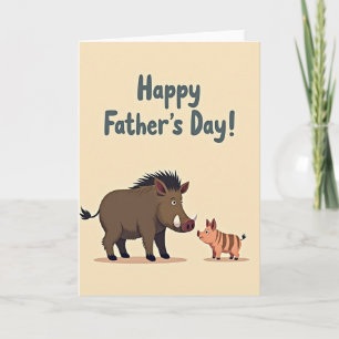 Jolie carte de Fête des Pères pour Piglet