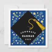 Jolie carte de graduation 2024 (Devant)