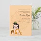 Jolie carte de Krishna pour anniversaire - Art de (Debout devant)