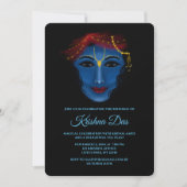 Jolie carte de Krishna pour un anniversaire - Art  (Devant)