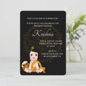 Jolie carte de Krishna pour un anniversaire - Art  (Debout devant)