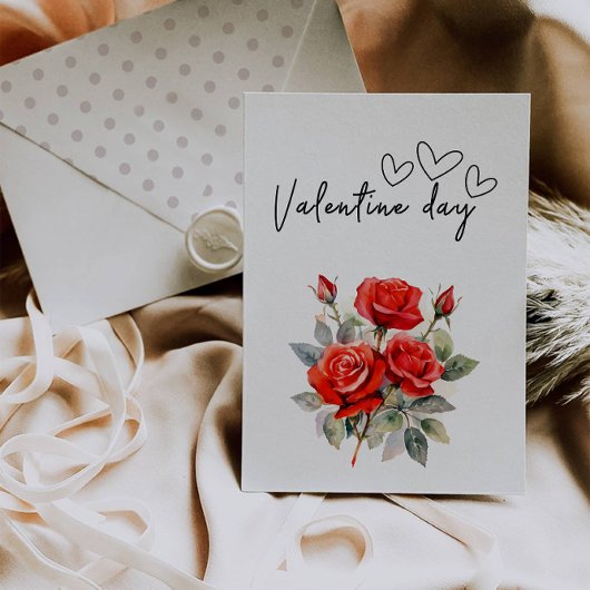 Jolie carte de la Saint-Valentin