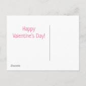 Jolie carte de la Saint-Valentin avec cœurs aquare (Dos)